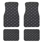 Conjunto com 4 tapetes branco de carro e com proteção contra água e sujeiras