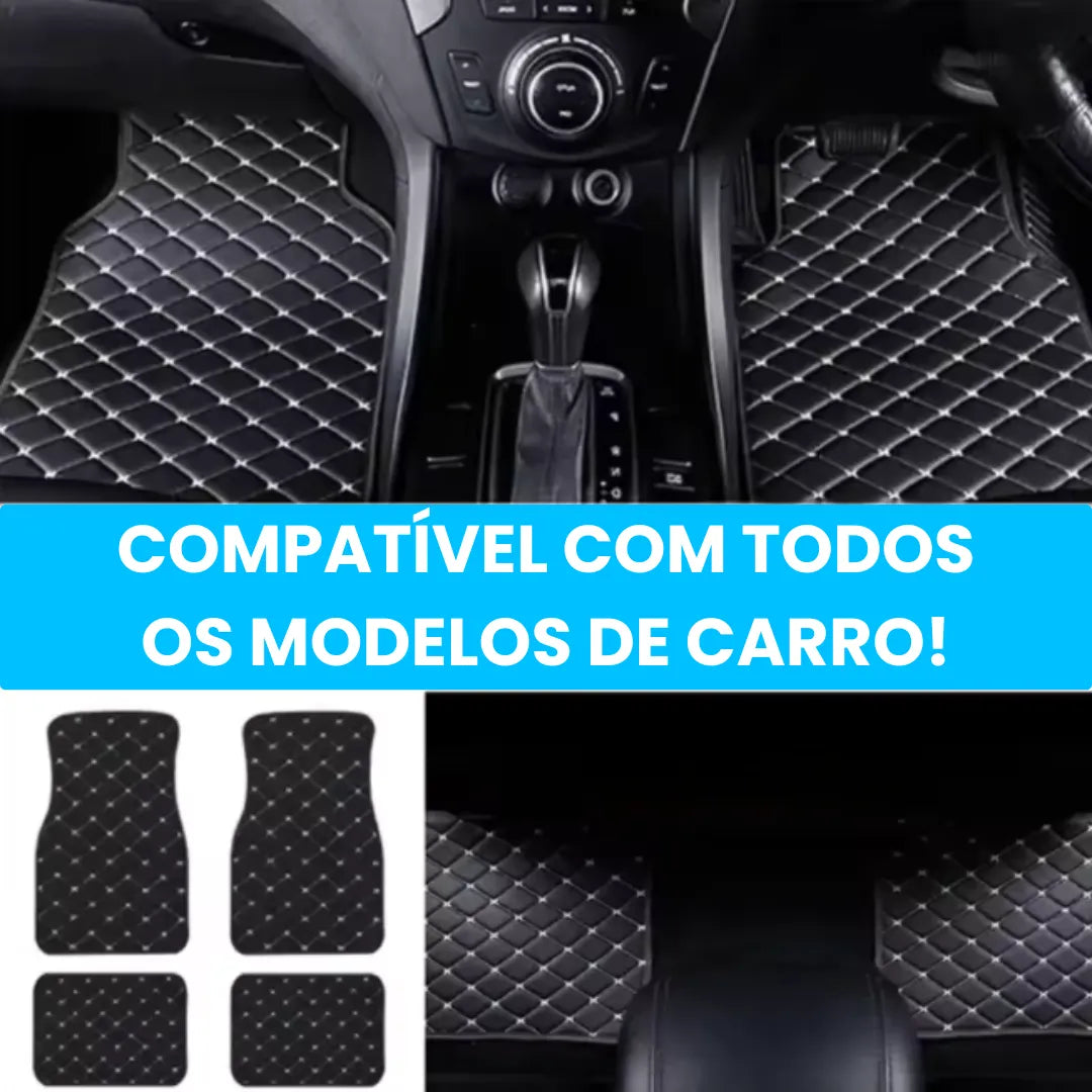 Tapete automotivo universal, compatível com carros pequenos, médios e grandes