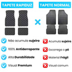 comparação do tapete de carro da rapiduz e o tapete para carro normal