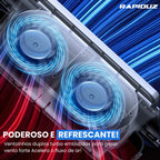 ventilador automotivo poderoso e refrescante