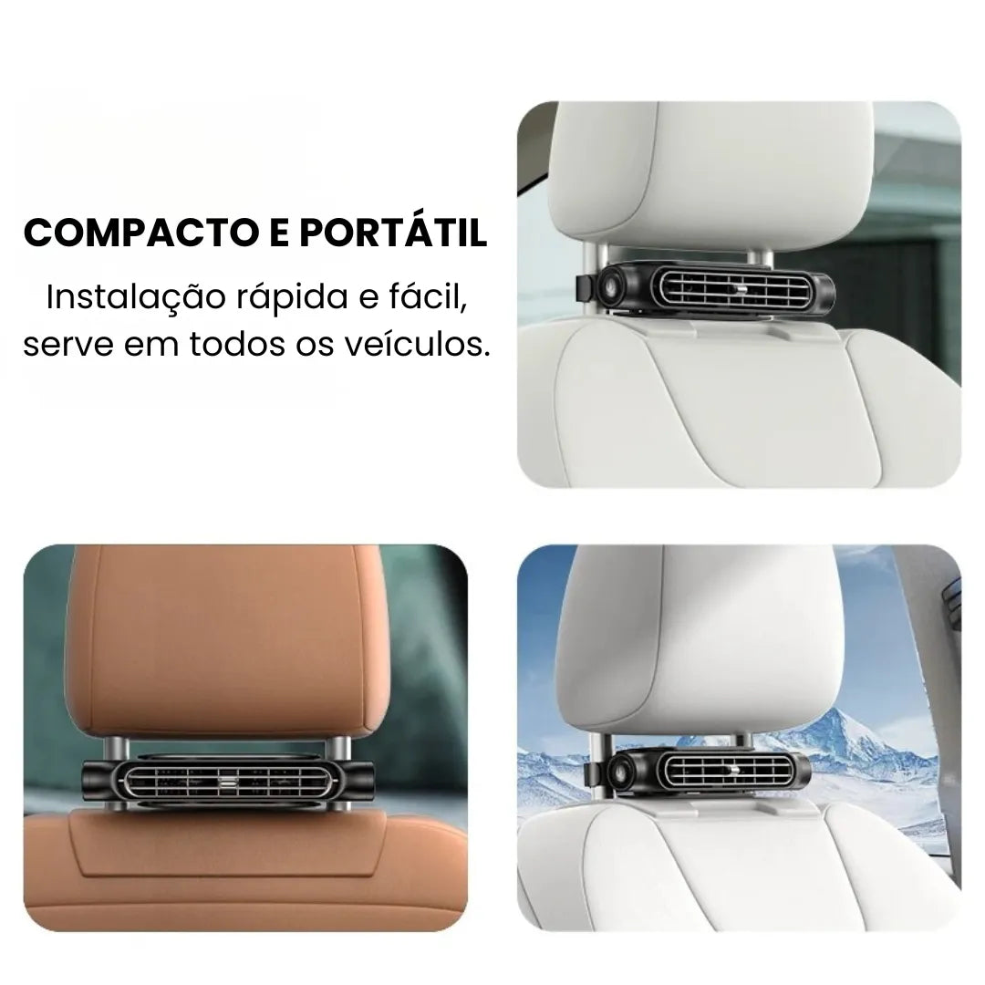 ventilador de carro compacto e portátil